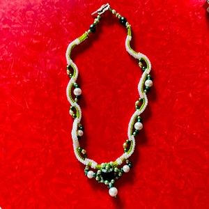 Hand beaded necklace